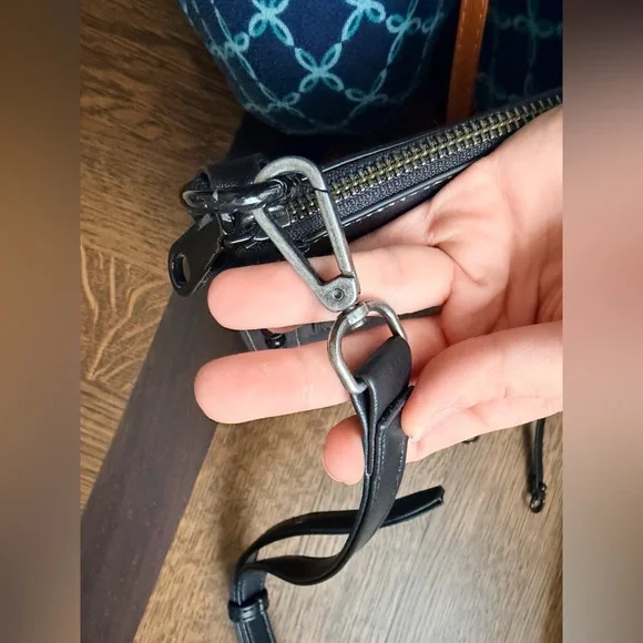 REBECCA MINKOFF MAB Studded Leather Crossbody Purse Bag Women’s Black NEW - Picture 5 of 15